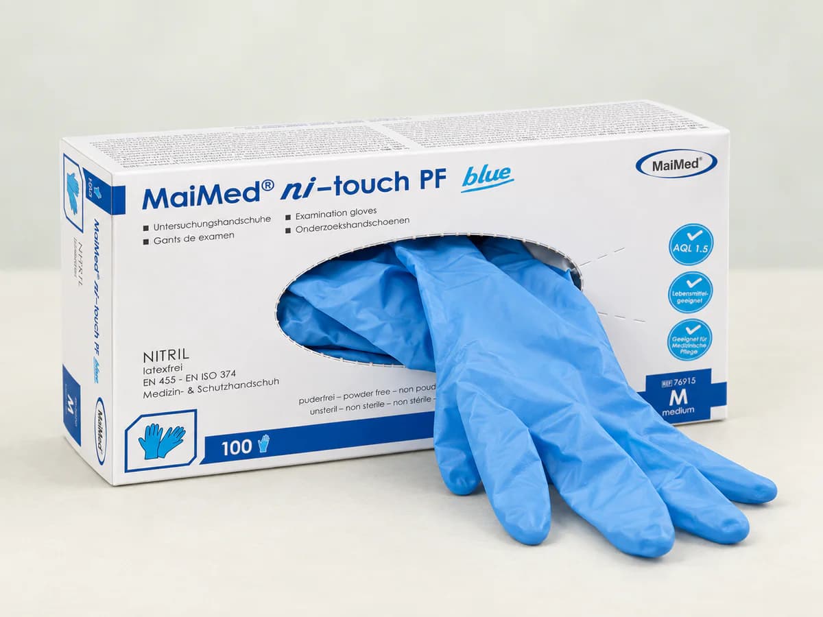 MaiMed nitril-touch PF, blau
