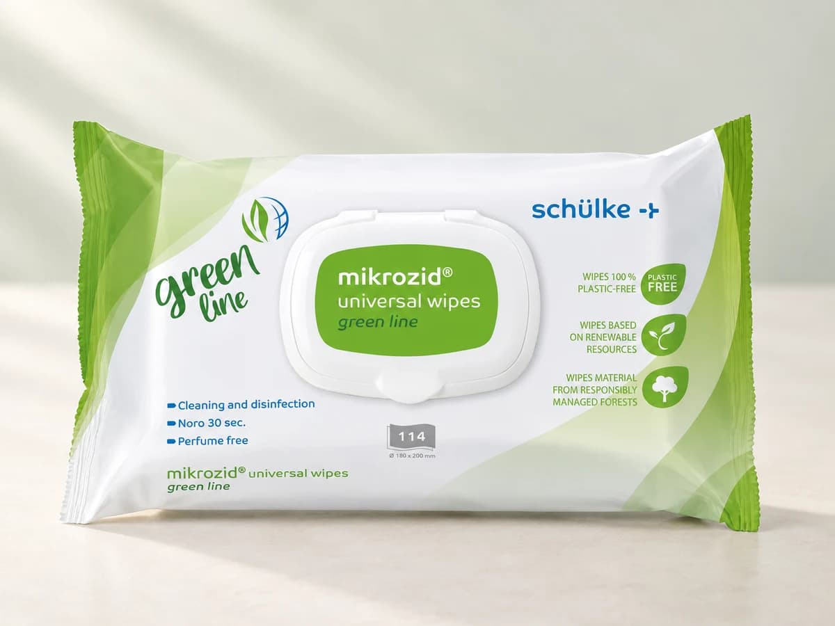 Schülke mikrozid universal wipes green line